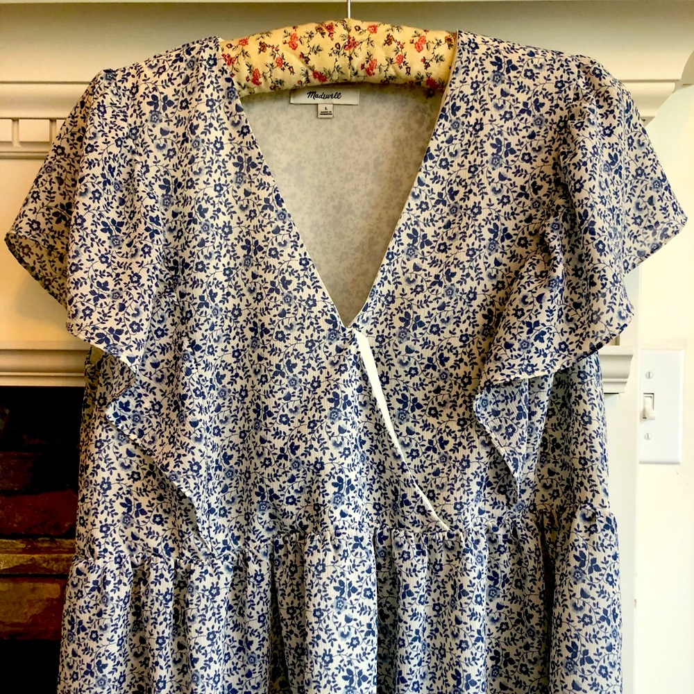 Madewell ditsy floral blouse